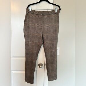 Express Checkered Brown Pants
